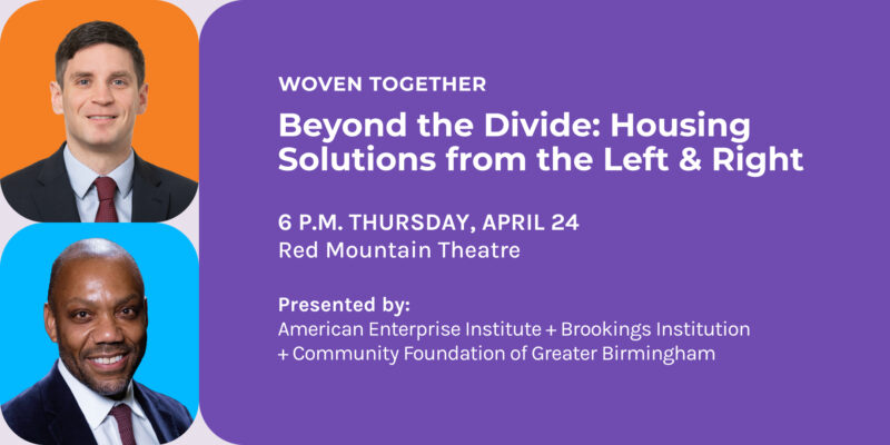 Woven Together Beyond the Divide: Housing Solution from the Left & Right Woven Together Beyond the Divide: Housing Solution from the Left & Right