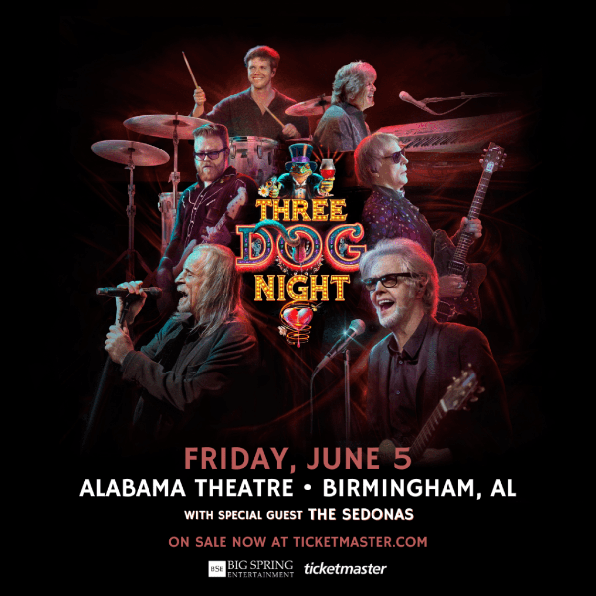 Three Dog Night with special guest The Sedonas Three Dog Night with special guest The Sedonas