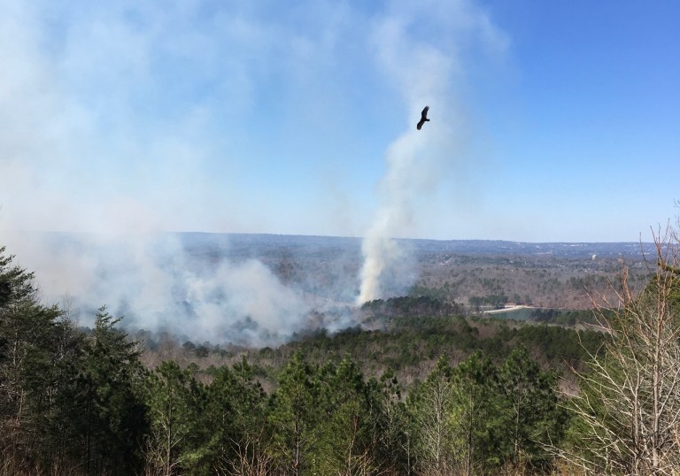 Seeing smoke from Oak Mountain State Park? It is a good sign Seeing smoke from Oak Mountain State Park? It is a good sign