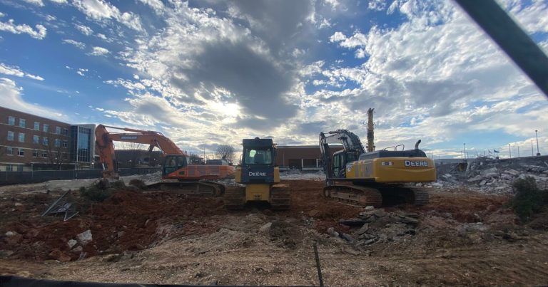Cooper Green’s parking deck demolition begins to make way for new facility Cooper Green’s parking deck demolition begins to make way for new facility