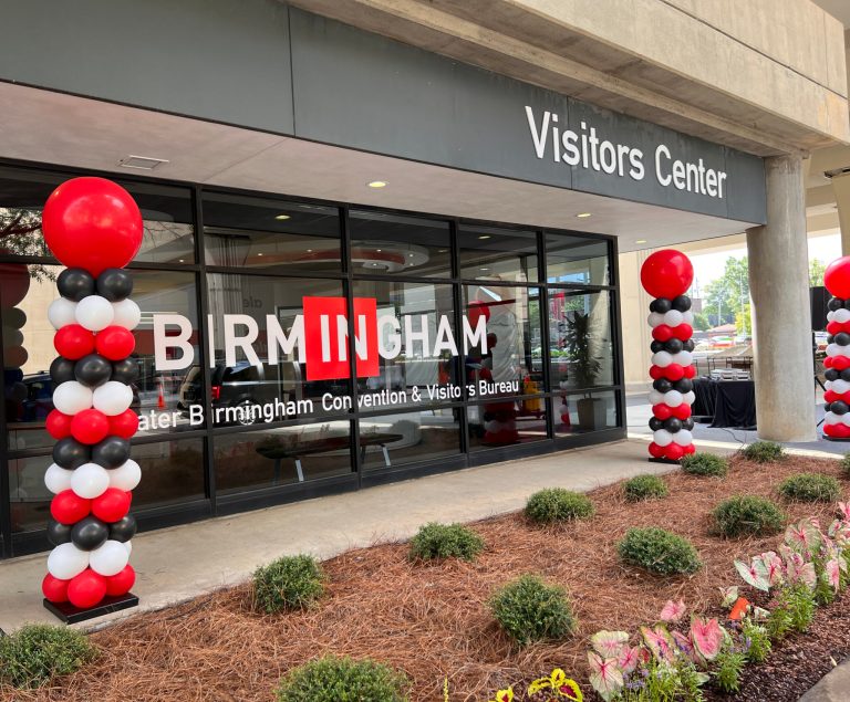 Birmingham’s new visitor center opened by The Greater Birmingham Convention & Visitors Bureau Birmingham’s new visitor center opened by The Greater Birmingham Convention & Visitors Bureau