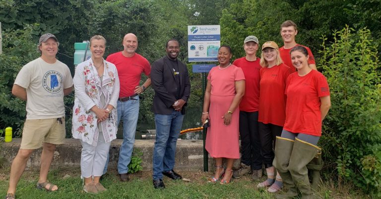 NEW: Freshwater Land Trust installs 12th Litter Gitter in Greater Birmingham area NEW: Freshwater Land Trust installs 12th Litter Gitter in Greater Birmingham area