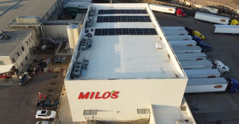 Milo’s Tea Co. installs solar array at Bessemer HQ and partners with Cahaba River Society Milo’s Tea Co. installs solar array at Bessemer HQ and partners with Cahaba River Society