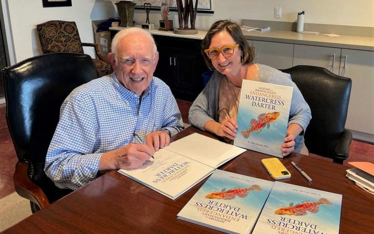 Prominent Birmingham biologist publishes new book on endangered watercress darter Prominent Birmingham biologist publishes new book on endangered watercress darter