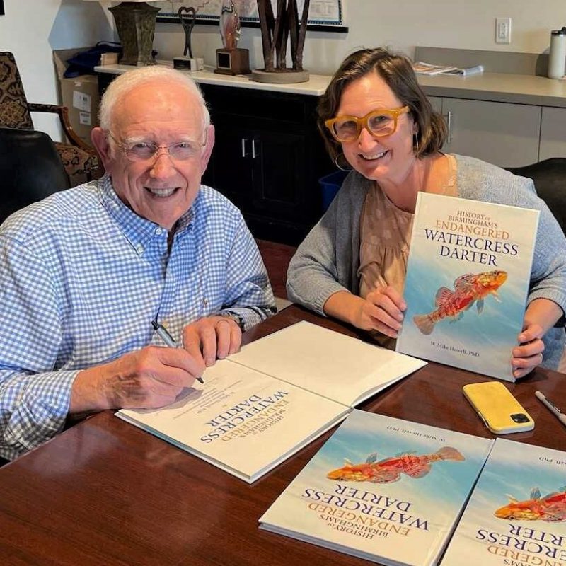 Prominent Birmingham biologist publishes new book on endangered watercress darter Prominent Birmingham biologist publishes new book on endangered watercress darter
