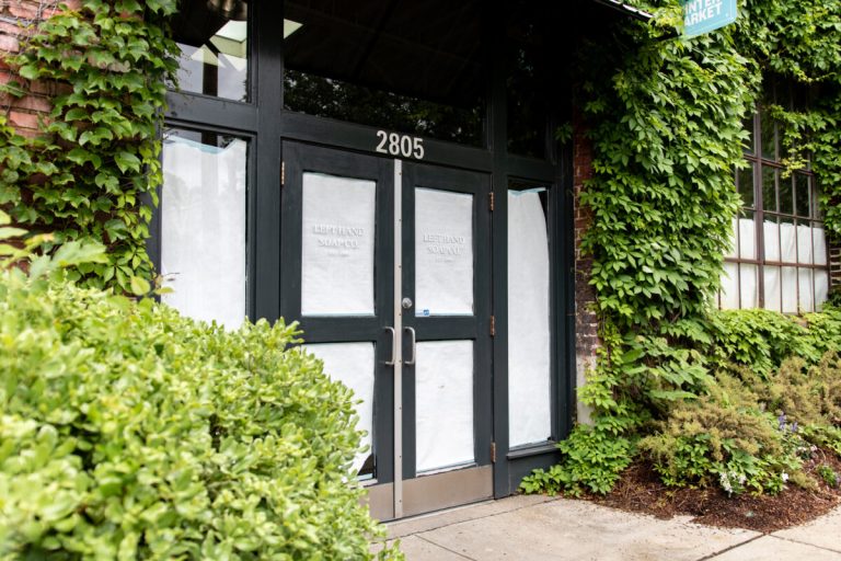 Left Hand Soap storefront in Pepper Place has closed Left Hand Soap storefront in Pepper Place has closed