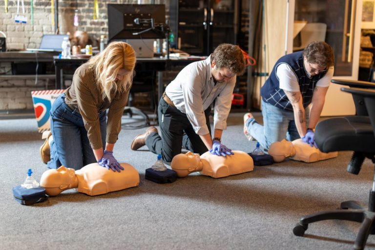 How your company can become a team of life savers now through this local CPR + AED Training course How your company can become a team of life savers now through this local CPR + AED Training course
