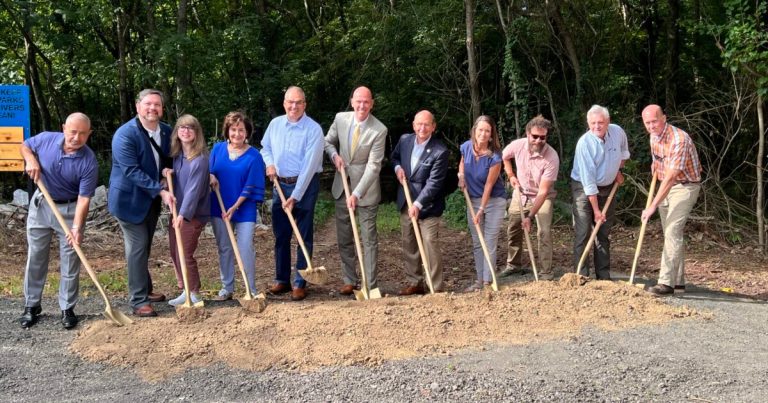 Hoover breaks ground on new walking trail Loch Haven Park Hoover breaks ground on new walking trail Loch Haven Park
