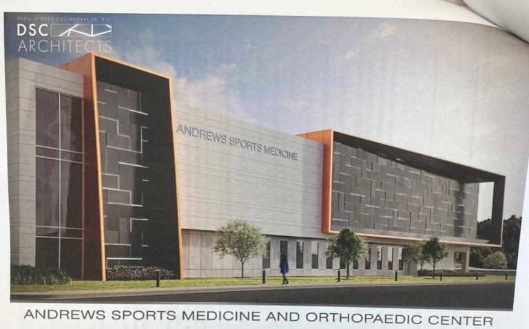 Andrews Sports Medicine planning new facility at Brookwood Village Andrews Sports Medicine planning new facility at Brookwood Village