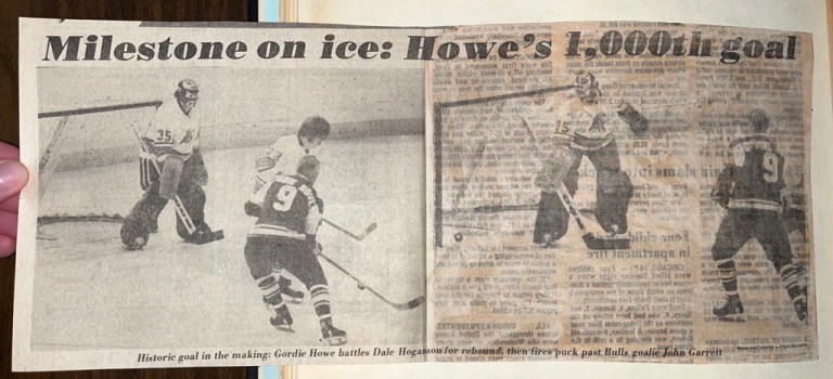 HOCKEY HISTORY: Gordie Howe’s historic 1000th goal against the Birmingham Bulls HOCKEY HISTORY: Gordie Howe’s historic 1000th goal against the Birmingham Bulls