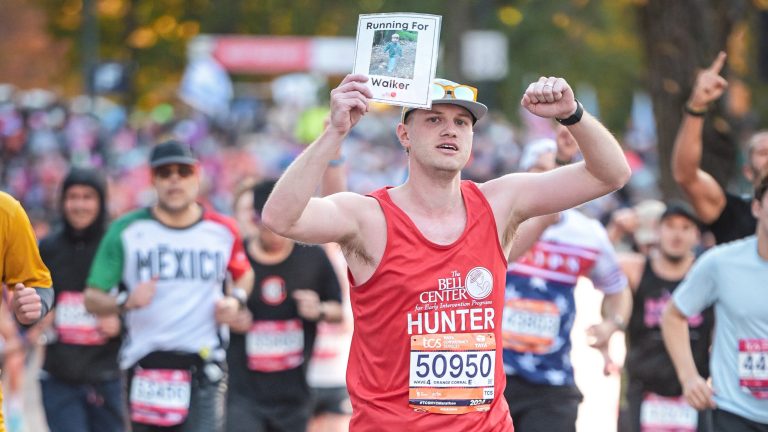 Local NYC Marathon runner raises largest donation in The Bell Center’s 40-year history Local NYC Marathon runner raises largest donation in The Bell Center’s 40-year history