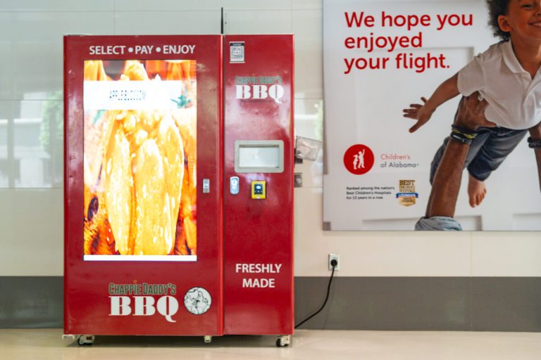 BBQ on demand? Birmingham airport has a vending machine for that BBQ on demand? Birmingham airport has a vending machine for that