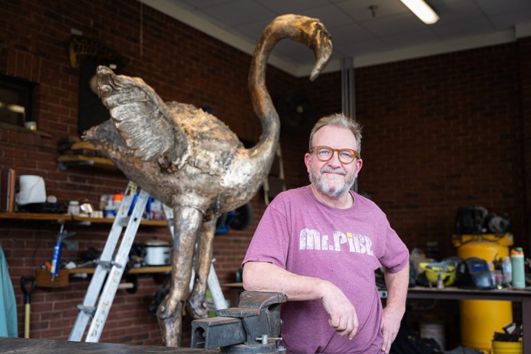 Sneak peek: New bronze flamingo to be installed at the Birmingham Zoo Sneak peek: New bronze flamingo to be installed at the Birmingham Zoo