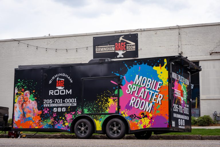 Birmingham Rage Room debuts new “Mobile Splatter Room” for events Birmingham Rage Room debuts new “Mobile Splatter Room” for events