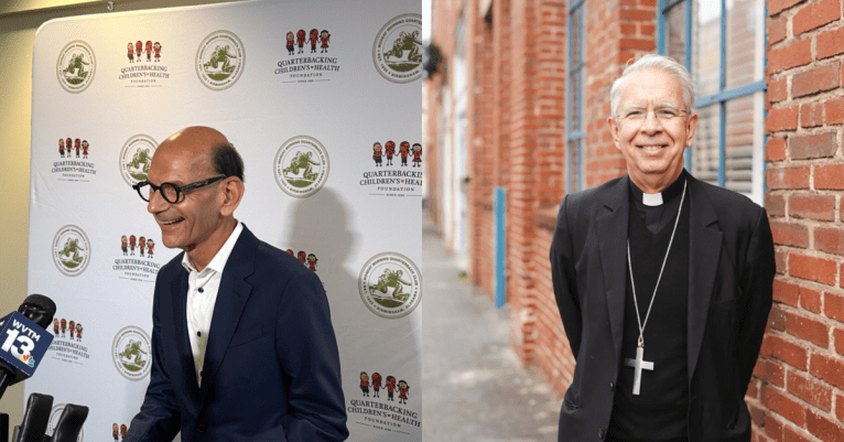 Archbishop Marino joins Paul Finebaum to uplift podcast listeners in annual tradition Archbishop Marino joins Paul Finebaum to uplift podcast listeners in annual tradition