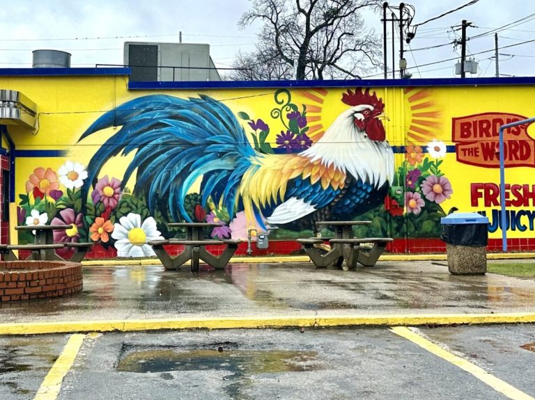 NEW mural at Exotic Wings and Things in downtown Birmingham NEW mural at Exotic Wings and Things in downtown Birmingham