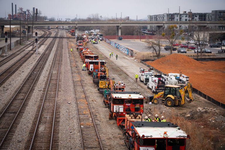 Norfolk Southern kicks off major track replacement in Birmingham Norfolk Southern kicks off major track replacement in Birmingham