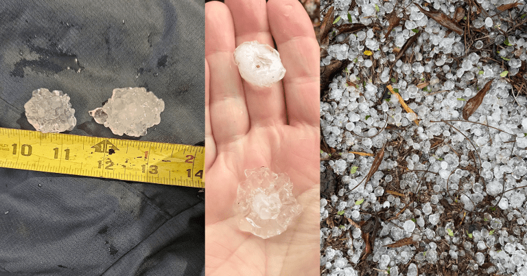 PHOTOS: Golfball-sized hail, possible “gustnado” strikes eastern Jefferson County PHOTOS: Golfball-sized hail, possible “gustnado” strikes eastern Jefferson County