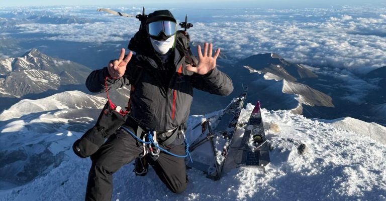 Jasper Mayor Josh Gates climbs highest peak on every continent Jasper Mayor Josh Gates climbs highest peak on every continent