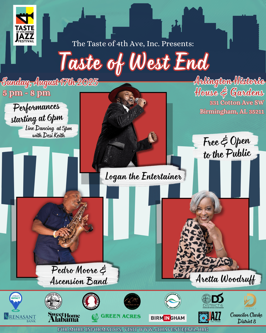 The 22nd Annual Taste of 4th Avenue Jazz Festival The 22nd Annual Taste of 4th Avenue Jazz Festival