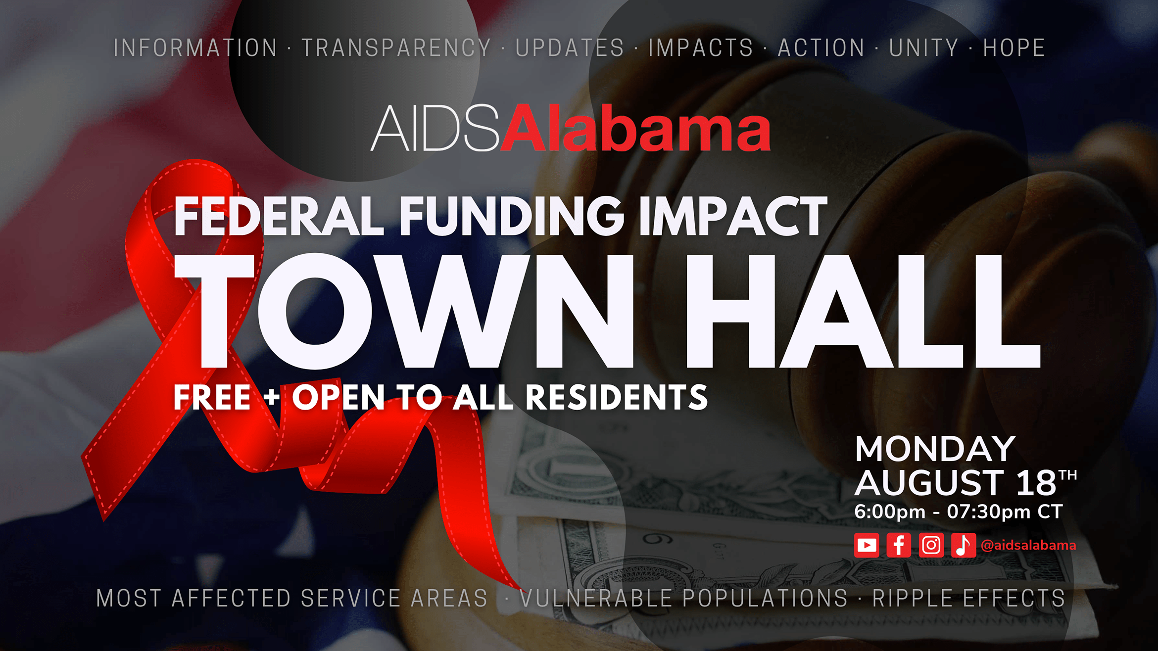 AIDS alabama Federal Funding Impact Town Hall AIDS alabama Federal Funding Impact Town Hall