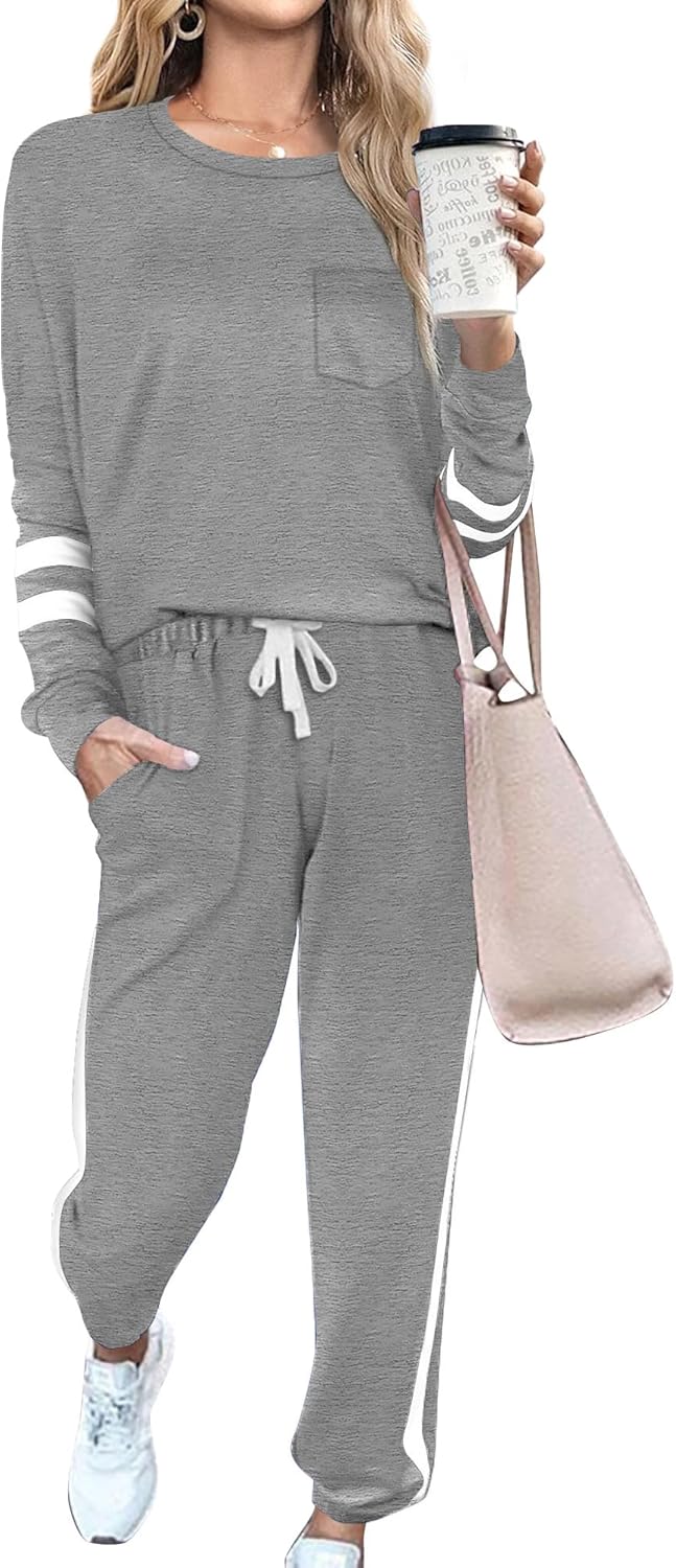 RUBZOOF Lounge Sets for Women 2 Piece Casual Travel Sweatsuits Outfits Loungewear Matching Sets Women Clothing S-3XL RUBZOOF Lounge Sets for Women 2 Piece Casual Travel Sweatsuits Outfits Loungewear Matching Sets Women Clothing S-3XL