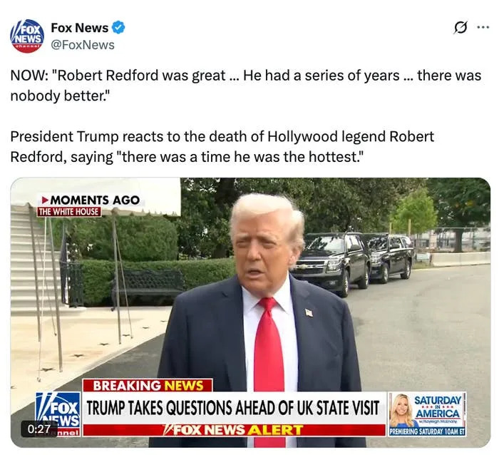 Robert Redford’s Scathing Phrases About Donald Trump Are Going Viral Robert Redford’s Scathing Phrases About Donald Trump Are Going Viral