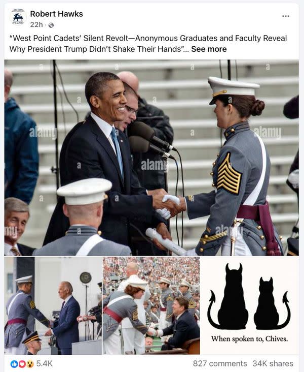 Posts declare West Level cadets ‘silently revolted’ towards Trump, refusing to shake his hand. Here is what we all know Posts declare West Level cadets ‘silently revolted’ towards Trump, refusing to shake his hand. Here is what we all know