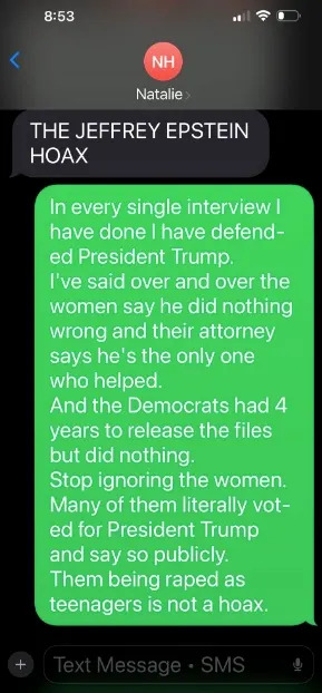 Marjorie Taylor Greene Posts Epstein Textual content Message to Trump That ‘Despatched Him Over the Edge’ Marjorie Taylor Greene Posts Epstein Textual content Message to Trump That ‘Despatched Him Over the Edge’