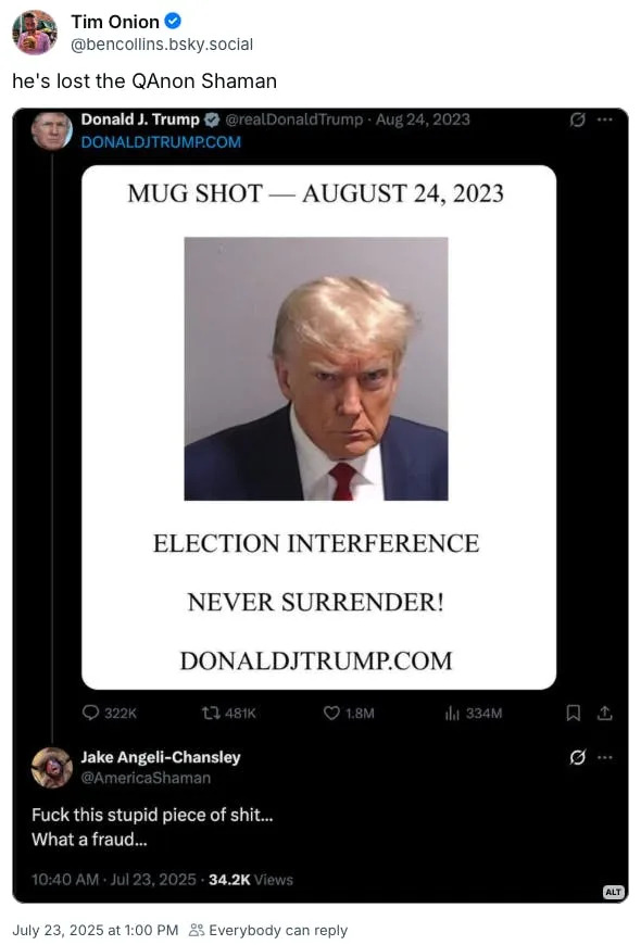 Trump Simply Misplaced One in all His Most Well-known Followers: the QAnon Shaman Trump Simply Misplaced One in all His Most Well-known Followers: the QAnon Shaman