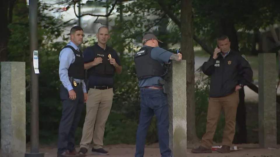 Man useless, one other injured after capturing at Brockton park Man useless, one other injured after capturing at Brockton park