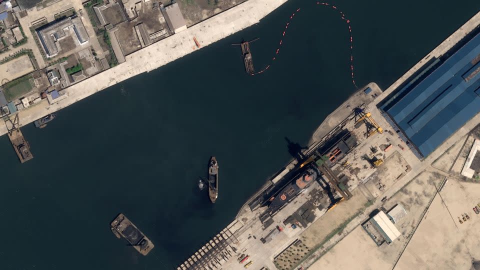 Kim Jong Un’s fury after watching North Korea’s new navy destroyer crippled in botched launch Kim Jong Un’s fury after watching North Korea’s new navy destroyer crippled in botched launch