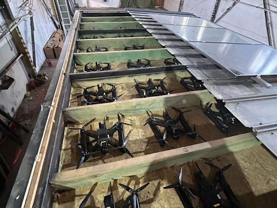 Wild movies seize fiery scenes from a large Ukrainian drone assault on Russian bombers shielded by tires Wild movies seize fiery scenes from a large Ukrainian drone assault on Russian bombers shielded by tires