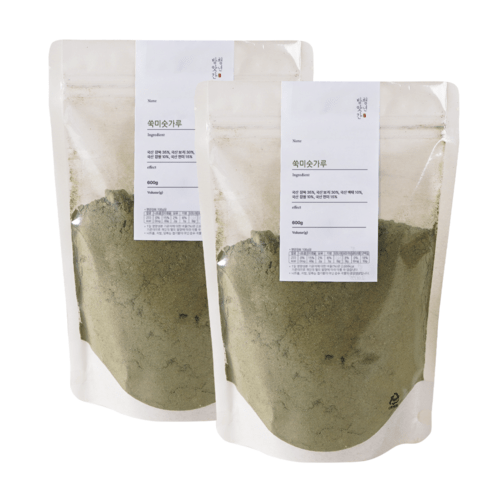  방앗간청년 쑥미숫가루, 600g, 2개