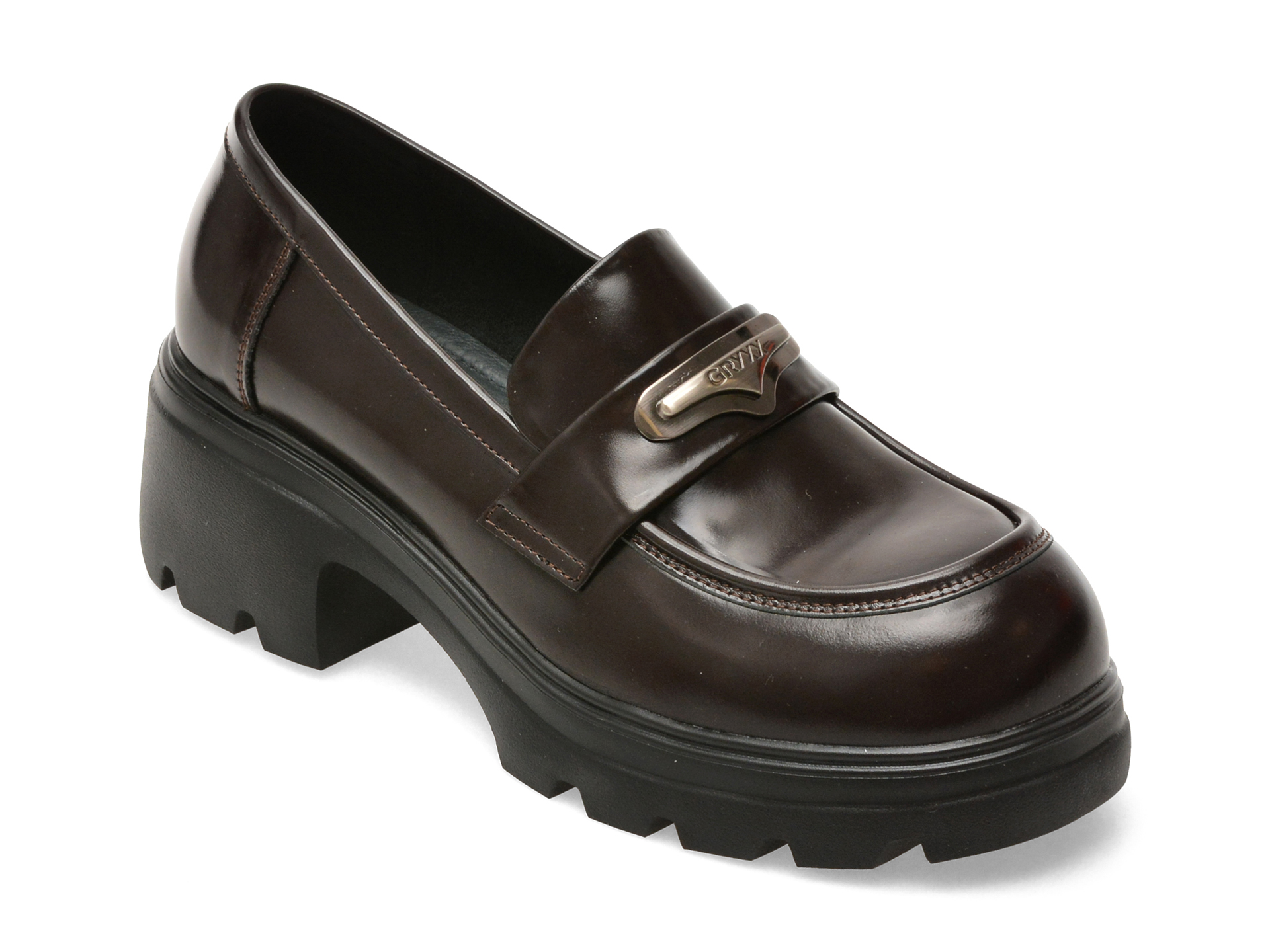 Mocasini maro, 1389 din piele naturală – Gryxx Mocasini maro, 1389 din piele naturală – Gryxx