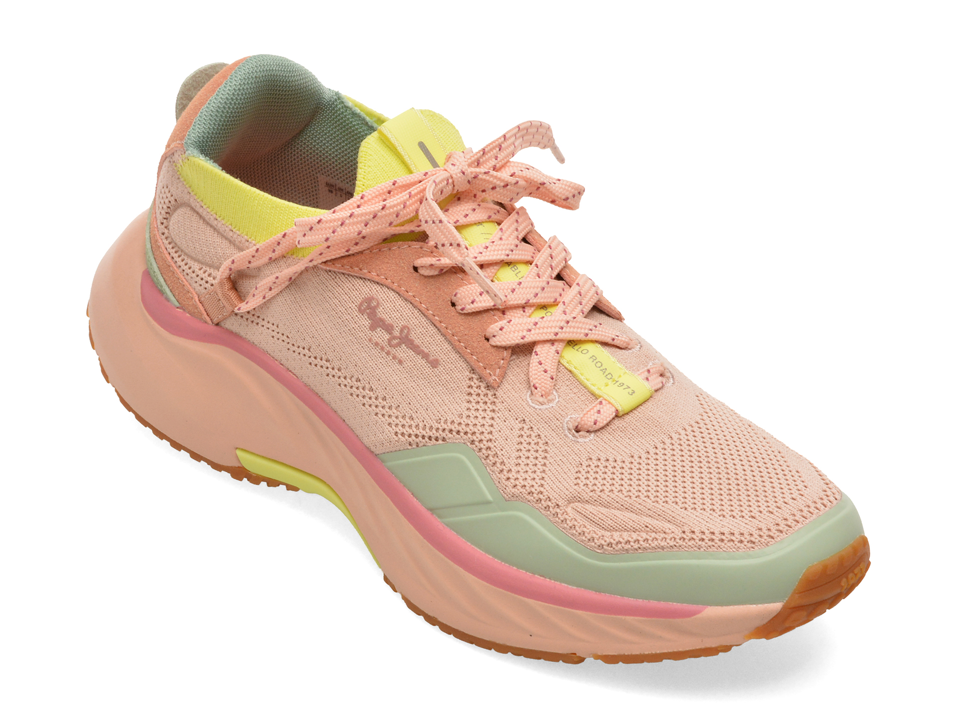 Pantofi sport multicolor, model LS60053, din material textil – Pepe Jeans Pantofi sport multicolor, model LS60053, din material textil – Pepe Jeans