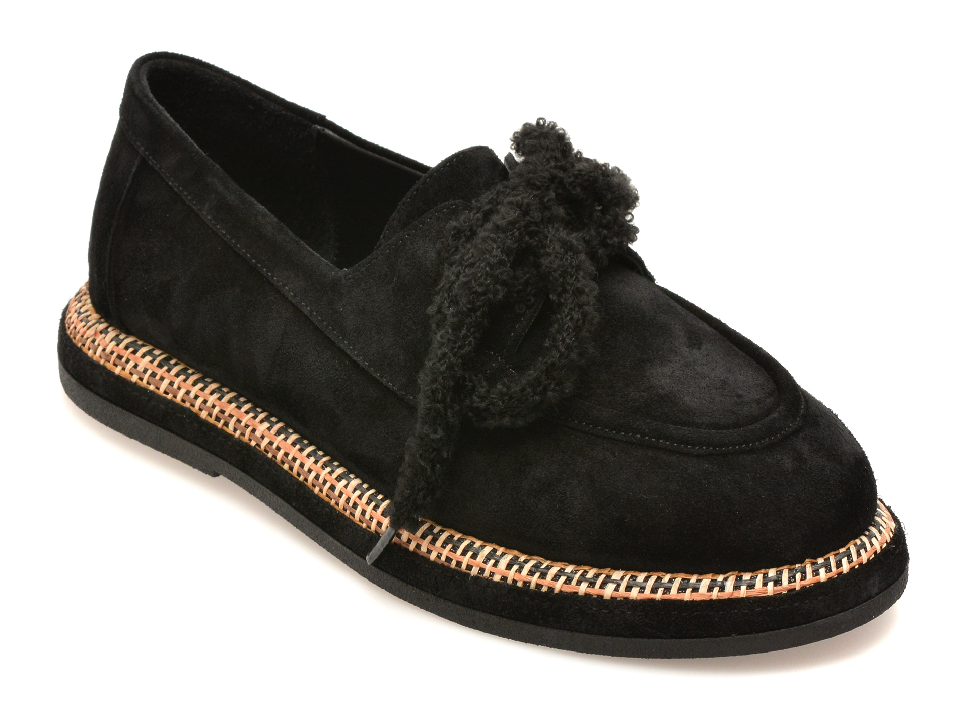 Mocasini negri din piele întoarsă, 3701216 – Gryxx Mocasini negri din piele întoarsă, 3701216 – Gryxx