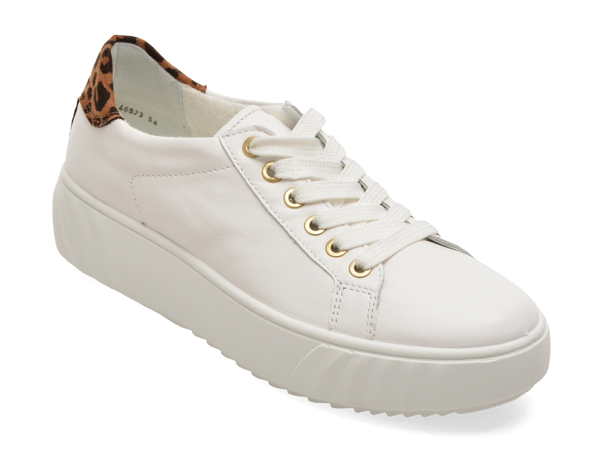 Pantofi sport albi, 46523, din piele naturală – Ara Pantofi sport albi, 46523, din piele naturală – Ara