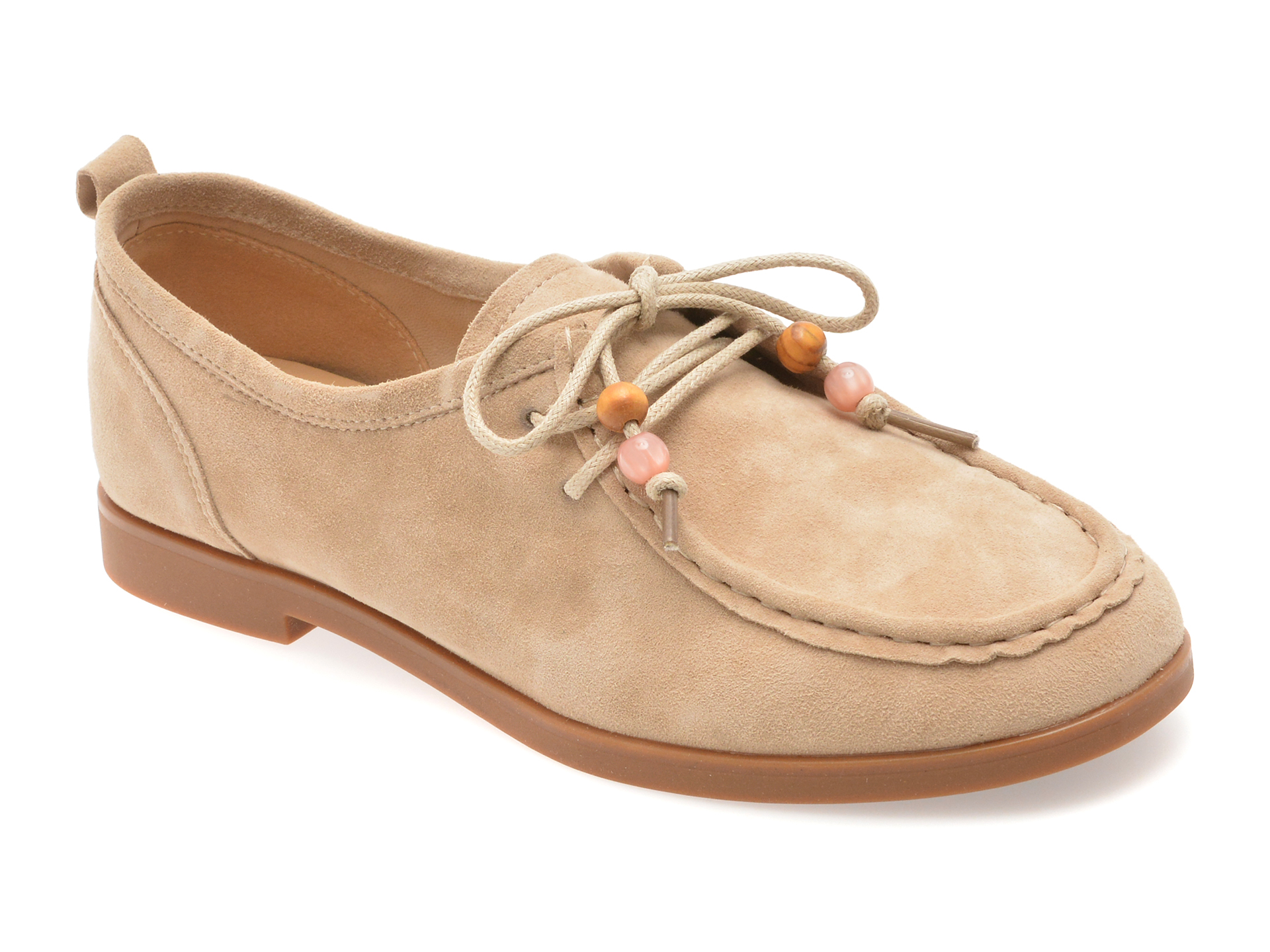 Pantofi casual bej, 5817, din piele întoarsă – Epica Pantofi casual bej, 5817, din piele întoarsă – Epica