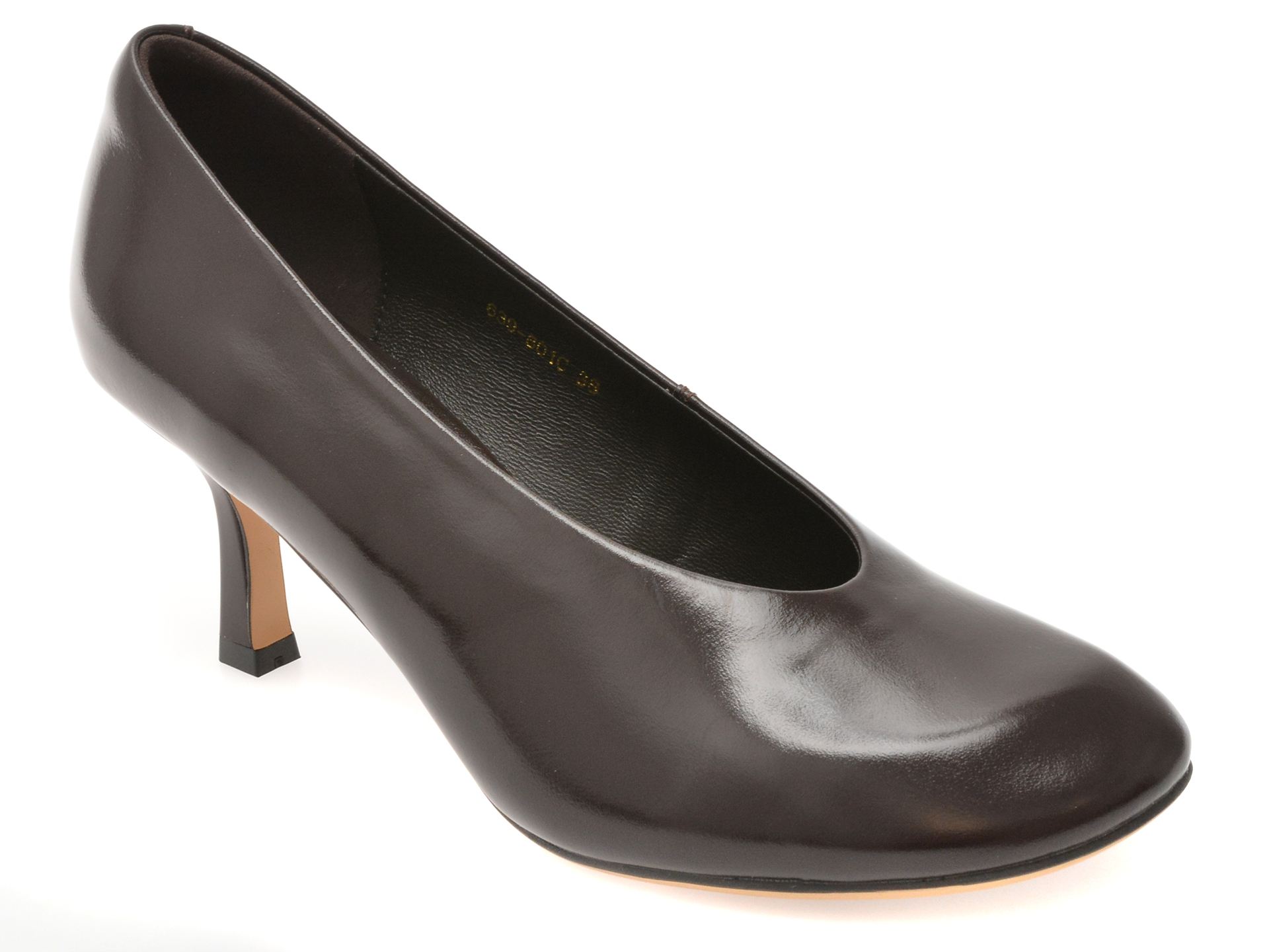 Pantofi eleganți maro, 639801, din piele naturală lăcuită – Epica Pantofi eleganți maro, 639801, din piele naturală lăcuită – Epica