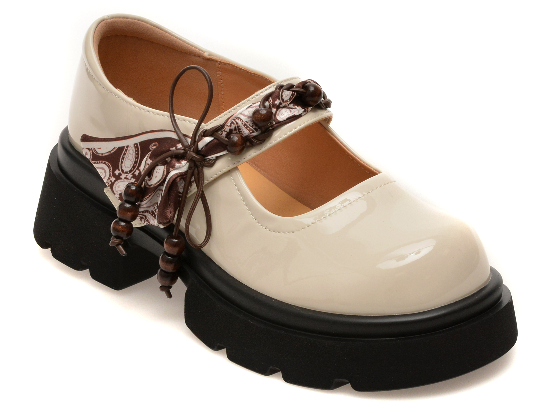 Pantofi bej din piele naturală la călcat – Gryxx Pantofi bej din piele naturală la călcat – Gryxx