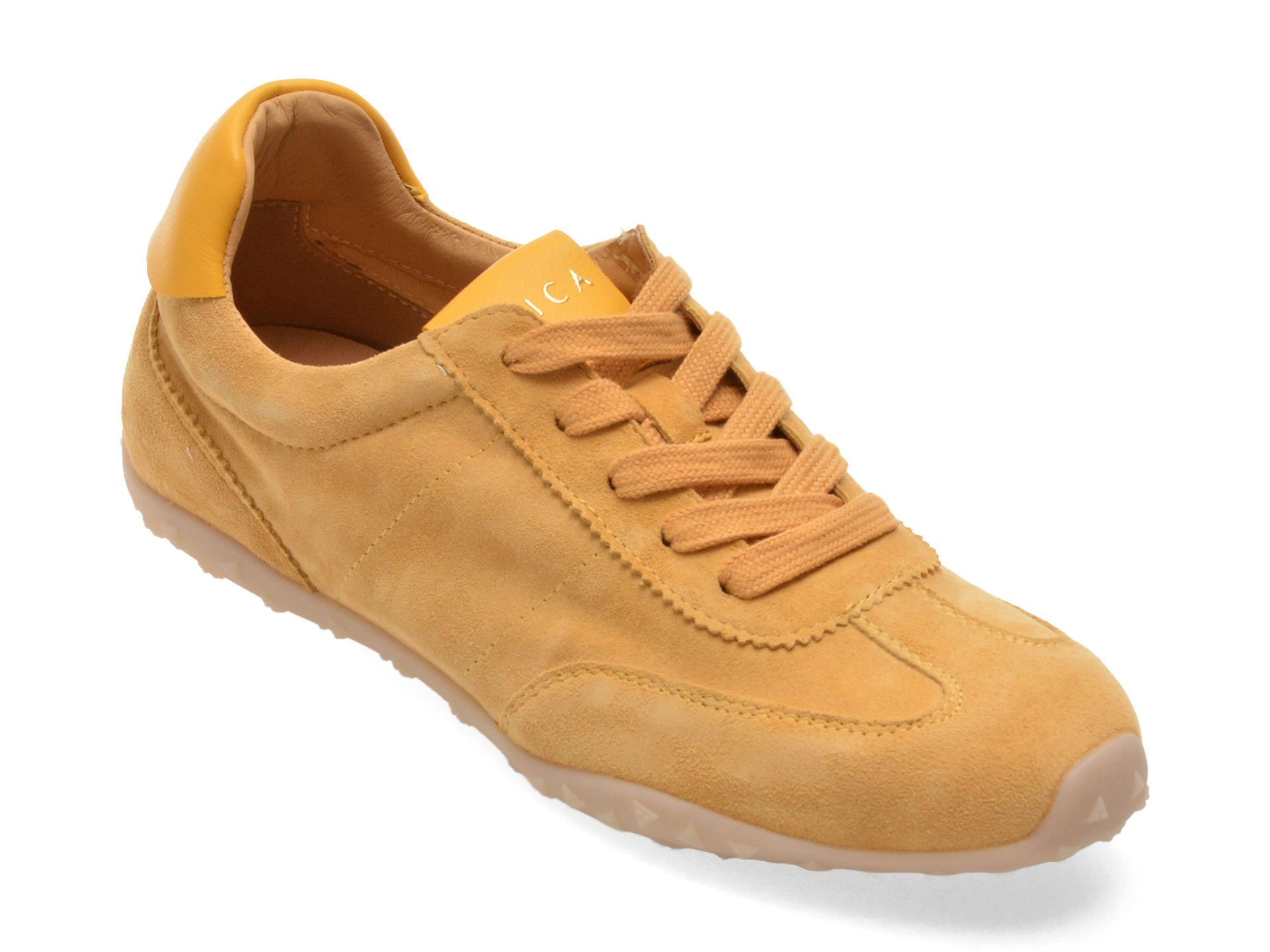 Pantofi sport galbeni, model QS881, din piele întoarsă – Epica Pantofi sport galbeni, model QS881, din piele întoarsă – Epica