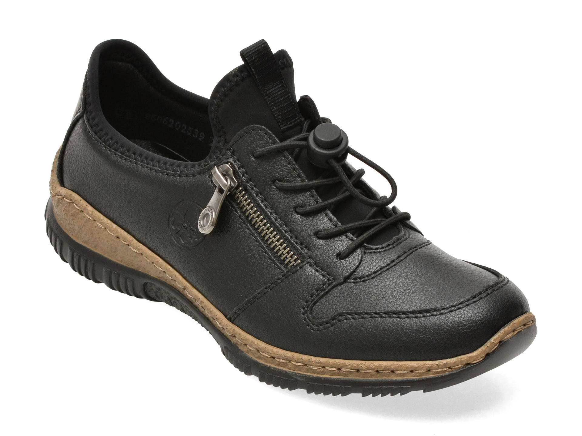 Pantofi sport negri, model N32G0 din piele naturală – Rieker Pantofi sport negri, model N32G0 din piele naturală – Rieker