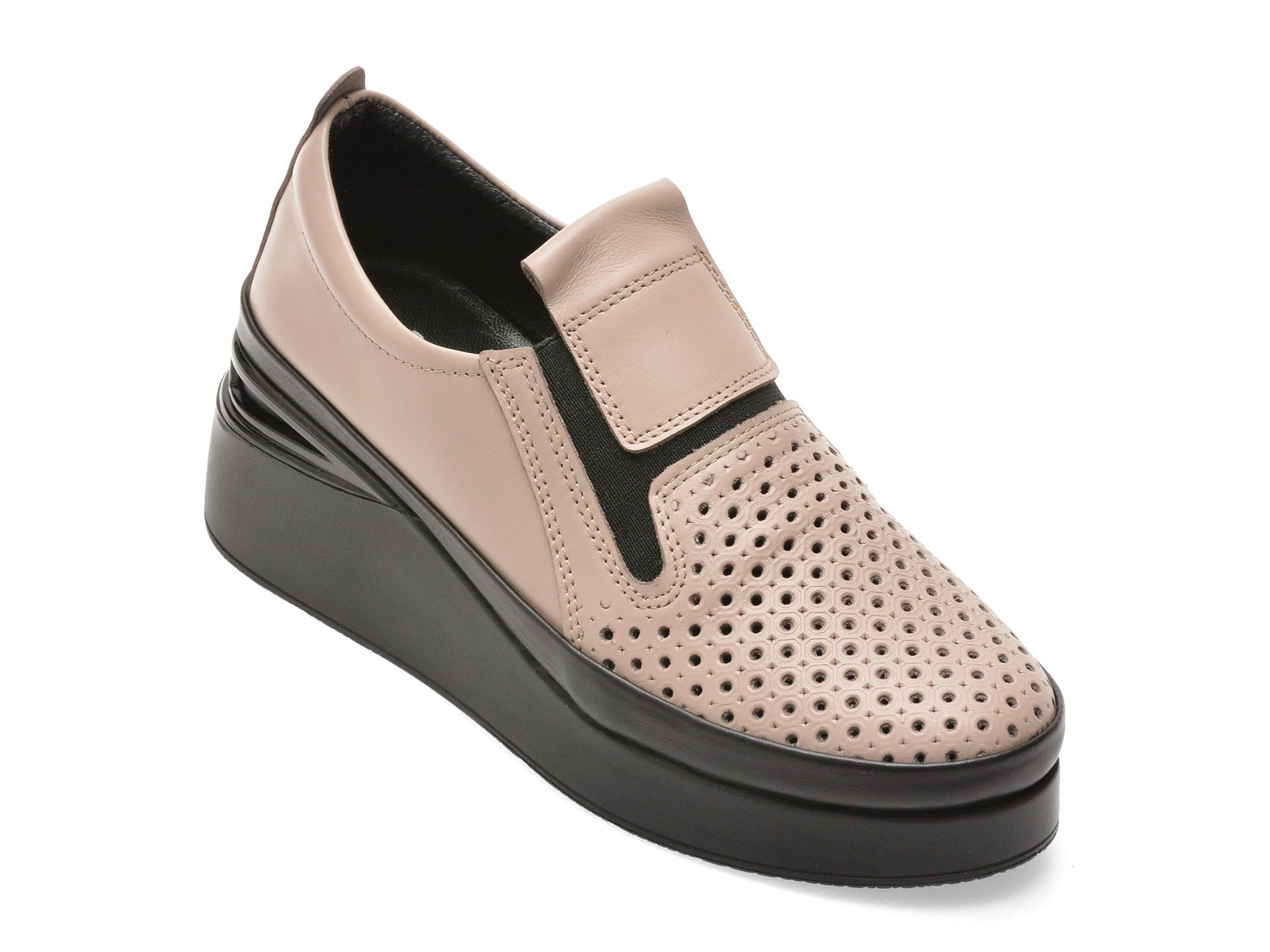 Pantofi casual gri din piele naturală – Image Pantofi casual gri din piele naturală – Image
