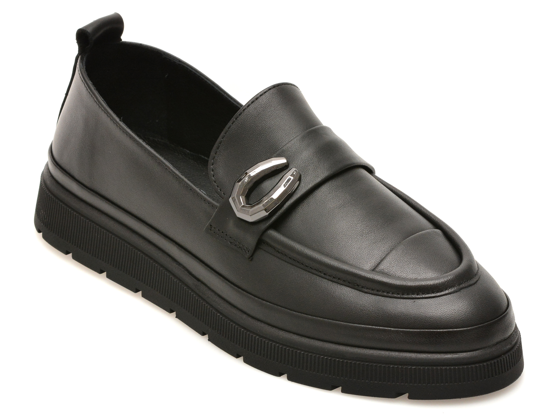 Mocasini negri din piele naturala, 1467018 – Image Mocasini negri din piele naturala, 1467018 – Image