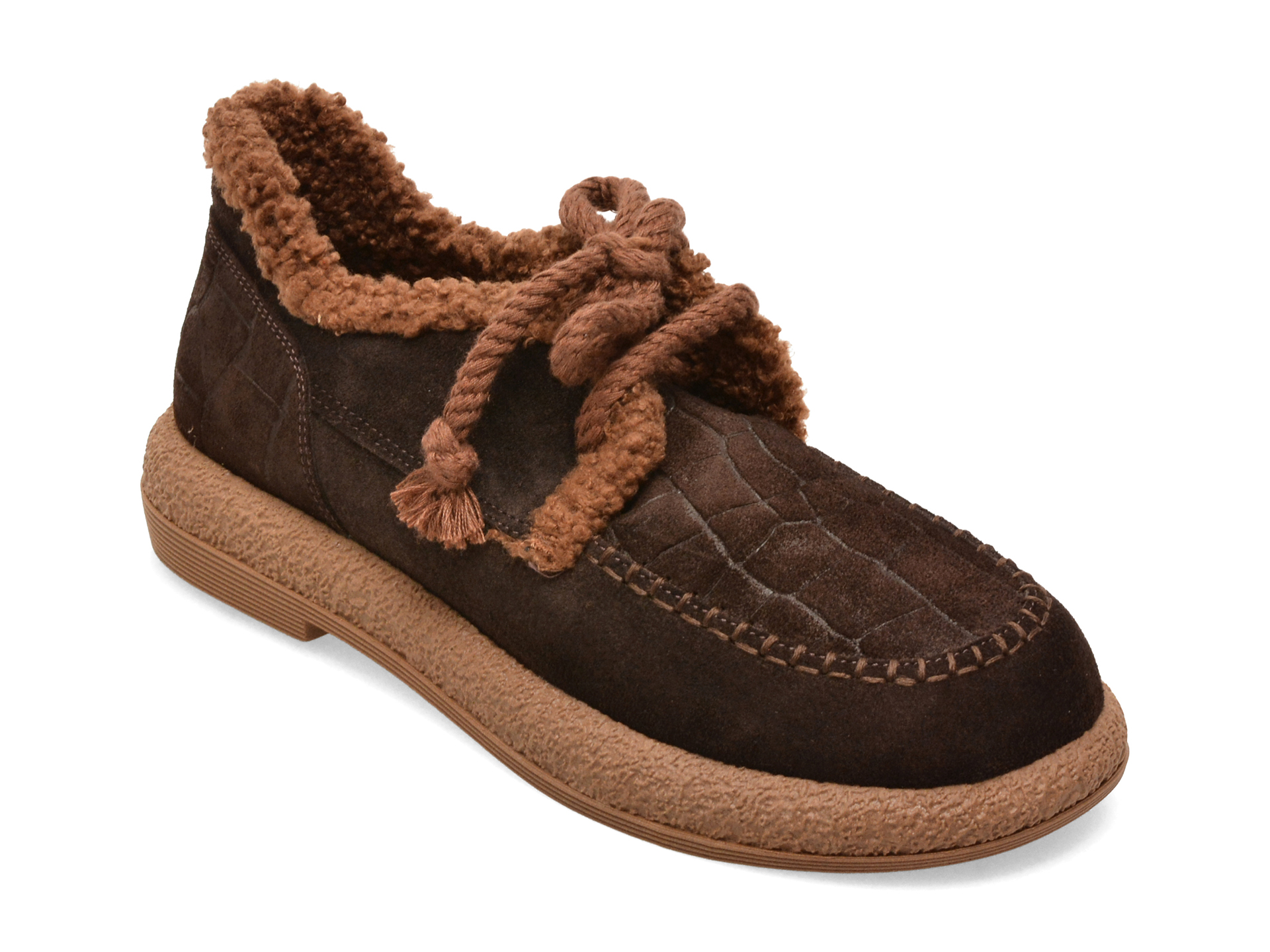 Pantofi maro din piele întoarsă, 3432737 – Gryxx Pantofi maro din piele întoarsă, 3432737 – Gryxx