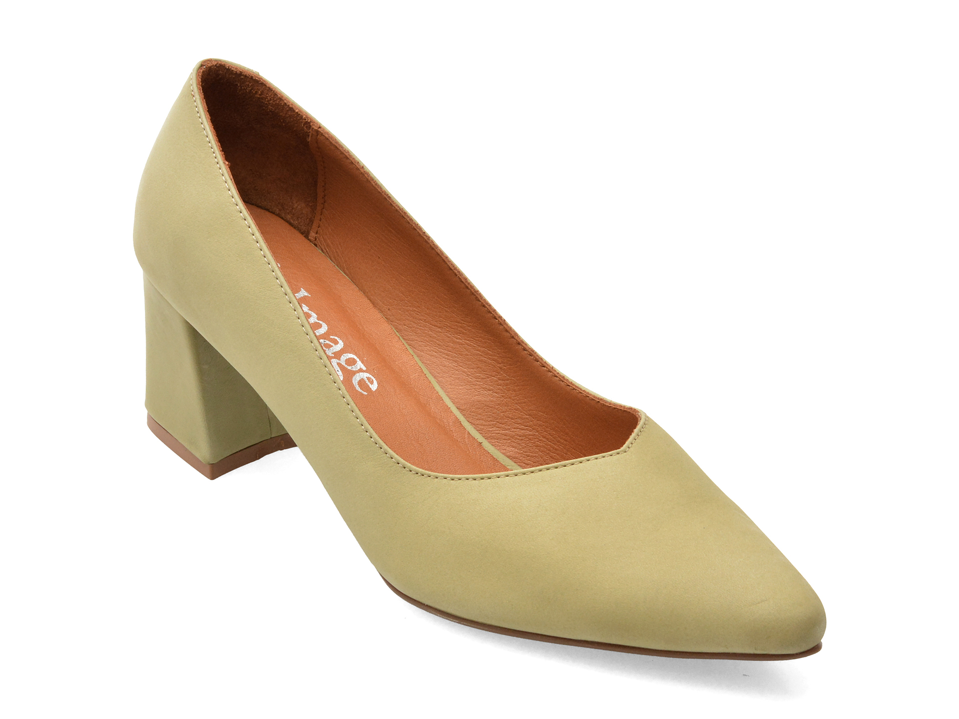 Pantofi eleganți verzi, 1065, din piele naturală – Image Pantofi eleganți verzi, 1065, din piele naturală – Image