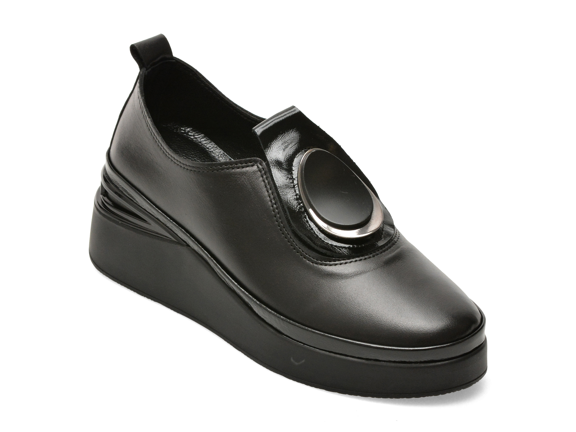 Pantofi negri din piele naturală, 2422450 – Image Pantofi negri din piele naturală, 2422450 – Image