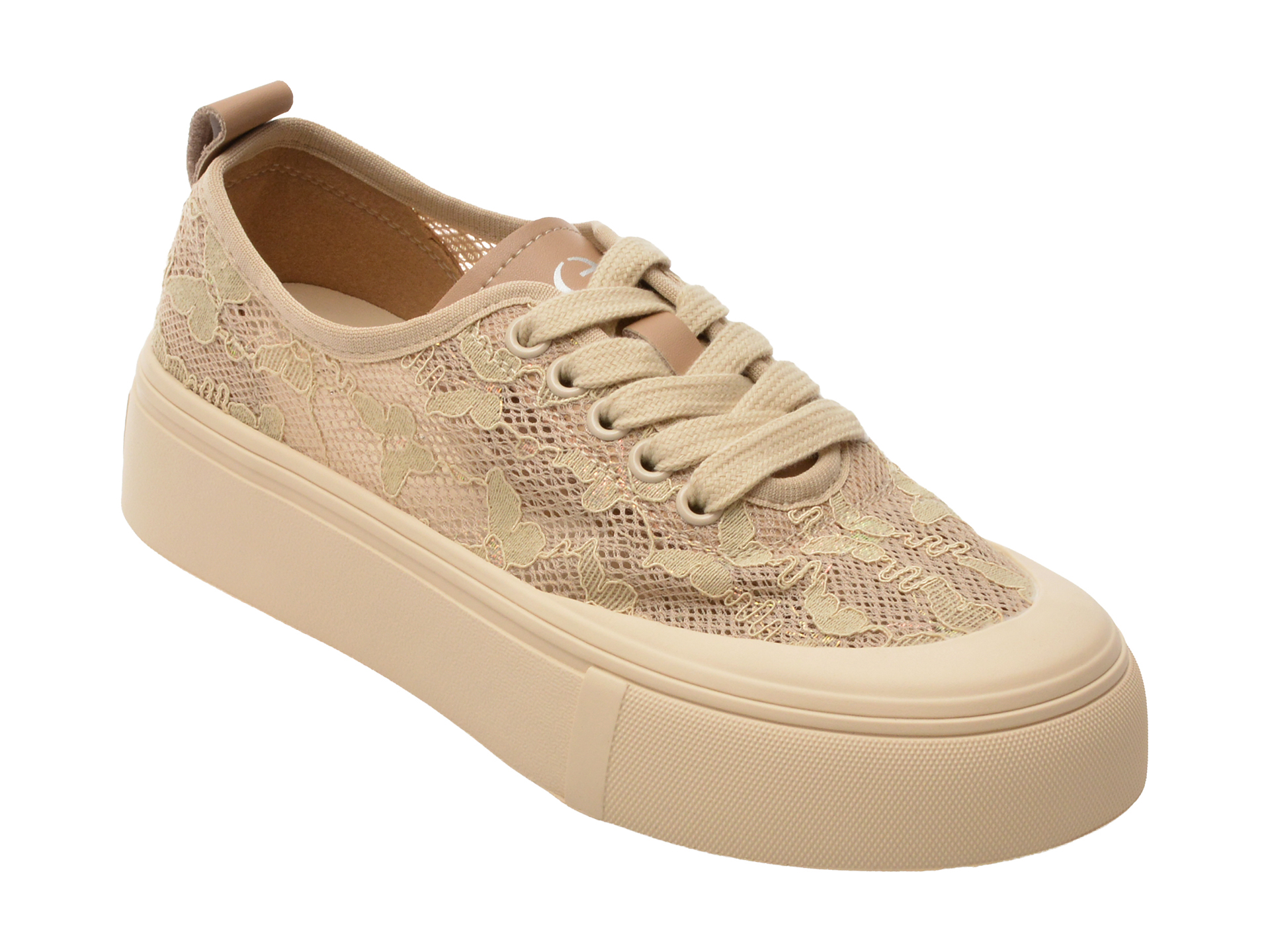 Pantofi sport bej, model 5329, din material textil – Epica Pantofi sport bej, model 5329, din material textil – Epica