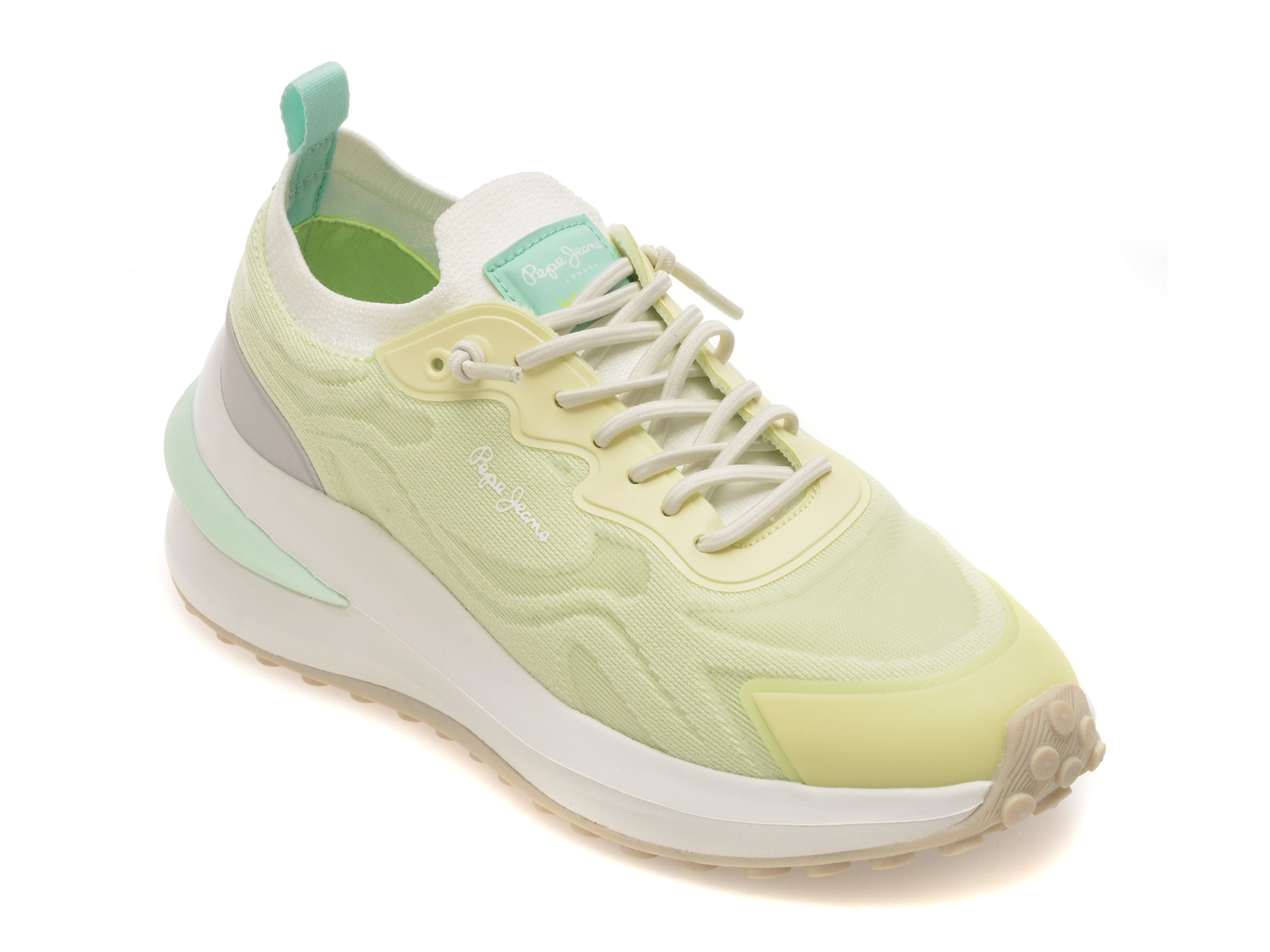 Pantofi sport verzi LS60052 din material textil – Pepe Jeans Pantofi sport verzi LS60052 din material textil – Pepe Jeans